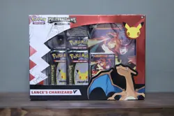 [SEALED] Pokemon TCG Celebrations Lance’s Charizard V Box - Image 1