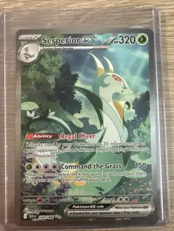 Pokemon TCG Serperior EX 164/086 Special Illustration Rare Black Bolt - Image 1