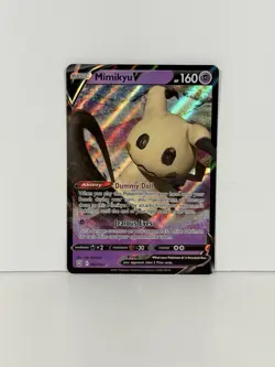 Mimikyu V 062/163 Holo V Rare Battle Styles Pokemon Near Mint Pokemon TCG - Image 1