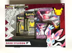 Pokemon 25th Anniversary Celebrations Dark Sylveon V Collection Box, Ships Free - Image 1