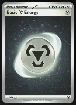 Basic Metal Energy (Cosmos Holo) 008 Holo SVE: Scarlet & Violet Pokemon Holo NM - Image 1