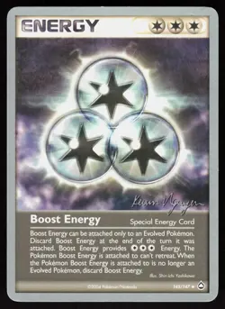 Boost Energy 8/17 Uncommon POP Series 5 Pokemon Damaged - Image 1