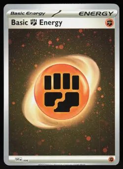 Basic Fighting Energy 006 Common Scarlet & Violet Energies Pokemon Holo NM - Image 1