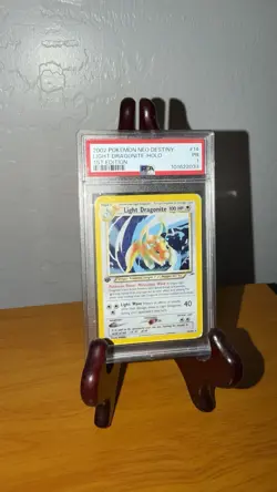 Pokemon Light Dragonite 1st Edition PSA 1 POP 4 Scarce Collector Grail No Comps - Image 1