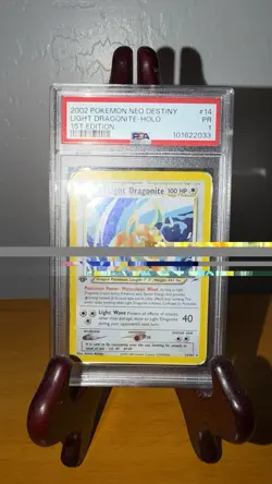 Pokemon Light Dragonite 1st Edition PSA 1 POP 4 Scarce Collector Grail No Comps - Image 2