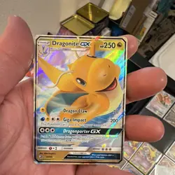 The Pokemon Company Dragonite GX Ultra Rare Full Art Holo Dragon Majesty 37/70 - Image 2