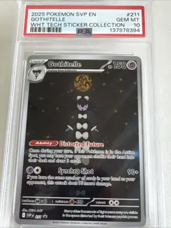 2025 POKEMON SVP EN-SV BLACK STAR PROMO #211 GOTHITELLE PSA 10 🔥 - Image 1