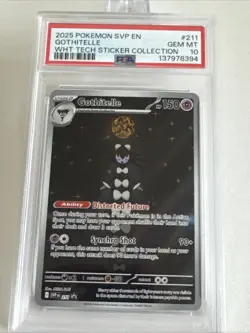 2025 POKEMON SVP EN-SV BLACK STAR PROMO #211 GOTHITELLE PSA 10 🔥 - Image 3