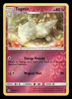 Togetic 137/214 NM Uncommon Reverse Holo Unbroken Bonds 2019 Pokemon TCG - Image 1