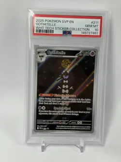 2025 POKEMON SVP EN-SV BLACK STAR PROMO #211 GOTHITELLE PSA 10 - Image 1