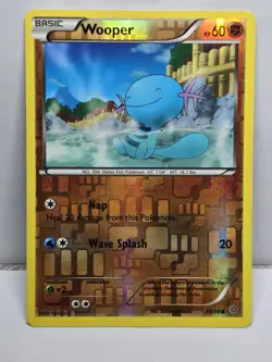 Wooper Common Reverse Holo XY - Ancient Origins 38/98 LP Pokemon TCG - Image 1