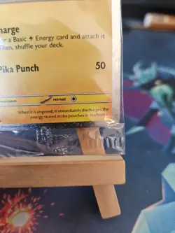 Pokemon Pikachu TCG Holo Snowflake Festive Stamp 25/165 Sealed Near Mint Mew 151 - Image 4