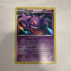 Pokemon TCG Gengar 60/162 Breakthrough Reverse Holo Rare ENG 2015 130 HP - Image 1