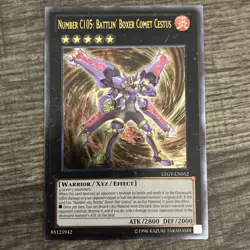Number C105: Battlin' Boxer Comet Cestus Ultimate Rare (UTR) LTGY-EN052 | LP | - Image 3