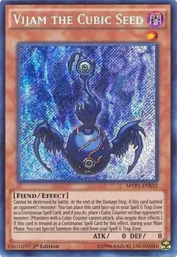 Yugioh - Vijam the Cubic Seed (Secret Rare) (1st Edition) - MVP1-ENS32 (P) - Image 1
