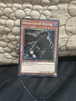 YuGiOh! Armageddon Knight RA03-EN002 Prismatic Collector's Rare 1st Edition NM - Image 1