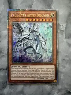 🔥Yugioh Blue-Eyes Abyss Dragon RA01-EN016 Quarter Century Secret Rare NM 1st🔥 - Image 1