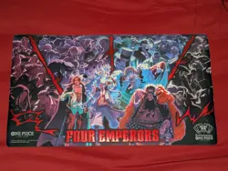 One Piece TCG English Version 2nd Anniversary USED Playmat Good Condition - Image 1