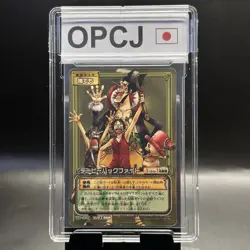 Luffy TD-W01 2004 One Piece Card Game Gold Card Japanese Bandai Davy Back Fight - Image 1