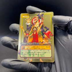 Luffy TD-W01 2004 One Piece Card Game Gold Card Japanese Bandai Davy Back Fight - Image 2