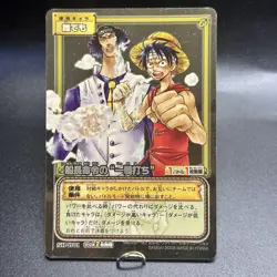 Luffy Aokiji 2005 SH-W01 One Piece Card Game Gold Card Japanese Vintage Bandai - Image 3
