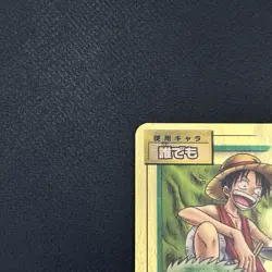 Luffy Pirates 2003 CS-W01 One Piece Card Game Gold Card Japanese Vintage Bandai - Image 5