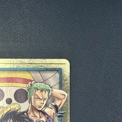 Luffy Zoro Nami 2003 BP-W01 One Piece Card Game Gold Card Japanese Bandai - Image 5