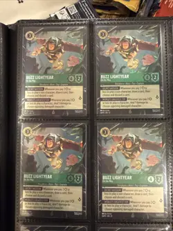 Disney Lorcana 4x Buzz Lightyear On the Way Playset 56/P3 Promo In Hand!!! - Image 1