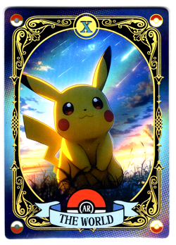 CHINESE POKEMON CARD * PIKACHU / THE WORLD - ART RARE - Image 1