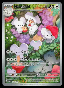 Maushold 226/193 Holo Illustration Rare Paldea Evolved Pokemon Card - Image 1