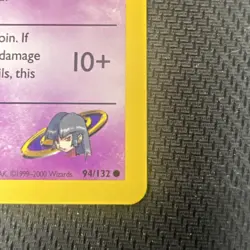 Sabrina's Abra 94/132 Gym Challenge Regular First Edition Pokemon Card NM SA2 - Image 3
