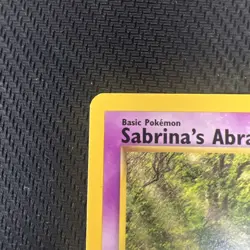 Sabrina's Abra 94/132 Gym Challenge Regular First Edition Pokemon Card NM SA2 - Image 5