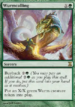 WURMCALLING Time Spiral MTG Magic the Gathering Cards DJMagic - Image 1