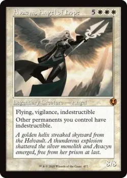 MTG English Avacyn, Angel of Hope (Retro Frame) NM Normal Innistrad Remastered - Image 1