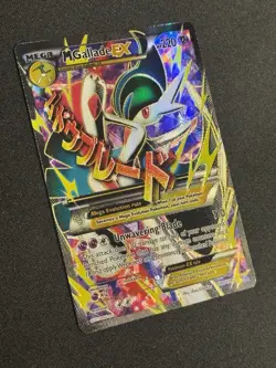Pokemon TCG M Gallade EX Full Art Holo Rare Card 100/108 Roaring Skies LP+ - Image 4