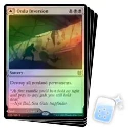 FOIL ONDU INVERSION X4 Zendikar Rising ZNR Magic MTG MINT CARD - Image 1