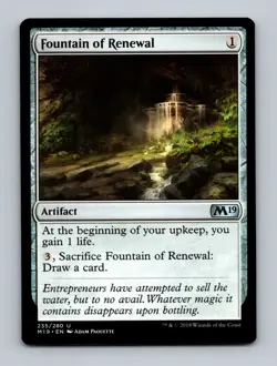 Fountain of Renewal Core Set 2019 Non-Foil MTG NM - Image 1