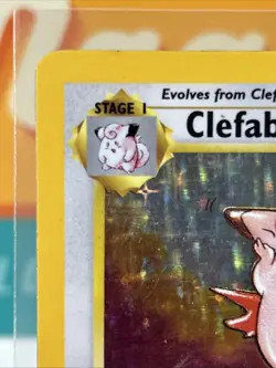 Clefable #1 Holo Rare Pokemon TCG WoTC 1999 Jungle Unlimited DMG - Image 4