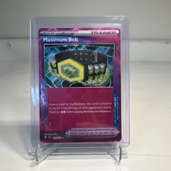 Pokemon Card Temporal Forces ACE Specs Maximum Belt 154/162 Near Mint - Image 1