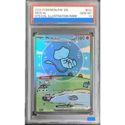 The Pokemon Company Pokemon TCG Mew ex 232/091 Paldean Fates SIR Holo - Image 1