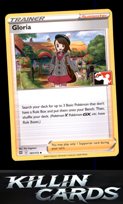 Gloria 141/172 Uncommon Prize Pack Series Cards Pokemon Card NM - Image 1