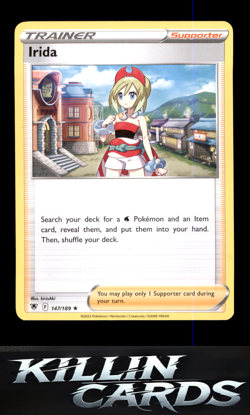 Irida - 147/189 147/189 Rare Deck Exclusives Pokemon Card NM - Image 1