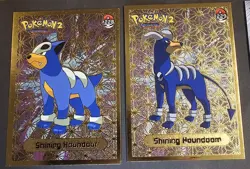 HOUNDOUR X HOUNDOOM LOT - POKEMON SHINY INFINITY HOLO - Image 1