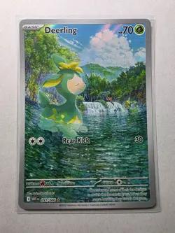 Deerling 091/086 NM – Illustration Rare Holo – 2025 Pokemon TCG S&V White Flare - Image 1