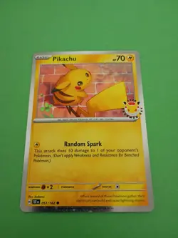 Pikachu 051/162 2026 Pokemon Day Stamped Promo 30th Anniversary (Near Mint) - Image 1
