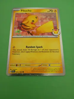 Pikachu 051/162 2026 Pokemon Day Stamped Promo 30th Anniversary (Near Mint) - Image 4
