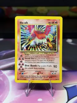 Pokemon Ho-Oh 7/64 Neo Revelation Unlimited Edition Holo Rare English - Image 1