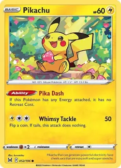 Pikachu #52 Pokemon Lost Origin - Image 1