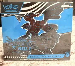 Pokemon TCG Scarlet & Violet Black Bolt Elite Trainer Box ETB Factory Sealed New - Image 1