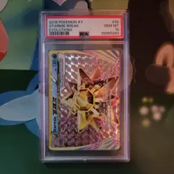 2016 POKEMON XY EVOLUTIONS 32/108 STARMIE BREAK PSA 10 GEM MINT - Image 1